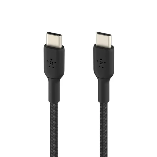 كابل بيلكين بوست تشارج USB-C إلى USB-C بطول 1 متر أسود - شحن سريع - بيلكين - Image 2