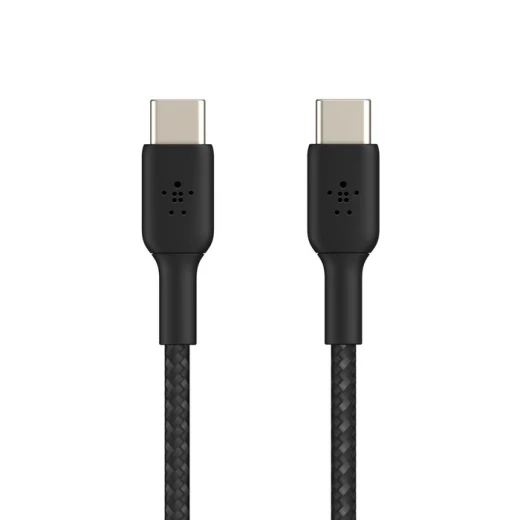 كابل بيلكين بوست تشارج USB-C إلى USB-C بطول 1 متر أسود - شحن سريع - بيلكين - Image 3