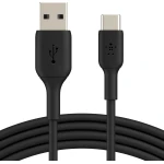 كابل Belkin USB-C إلى USB-A بطول 3.3 قدم أسود - شحن سريع لأجهزة iPhone و Samsung و Pixel و iPad والمزيد - بيلكين