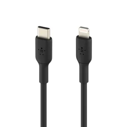 كابل بيلكن USB-C إلى Lightning بطول 3.3 قدم أسود - شحن سريع
