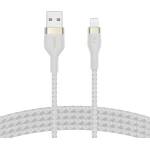 كابل بلكين بوست تشارج برو فليكس مضفّر من السيليكون – USB-A إلى لايتنينغ، بطول 3 أمتار، أبيض - بيلكين
