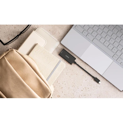محول بيلكين USB-C إلى HDMI 2.1 - 8K 60Hz, 4K 144Hz, HDR, أسود, أجهزة USB-C - بيلكين - Image 2