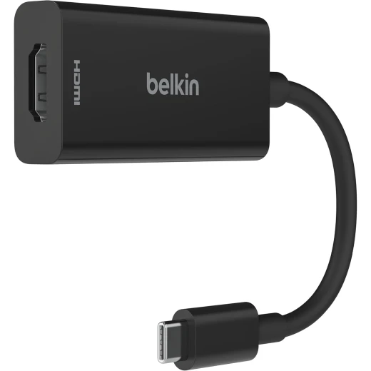 محول بيلكين USB-C إلى HDMI 2.1 - 8K 60Hz, 4K 144Hz, HDR, أسود, أجهزة USB-C محول بيلكين USB-C إلى HDMI 2.1 - 8K 60Hz, 4K 144Hz, HDR, أسود, أجهزة USB-C