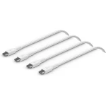 كابل بيلكين BoostCharge USB-C إلى USB-C بطول 3.3 قدم (أبيض، عبوة من قطعتين) لأجهزة iPhone 16 و Galaxy S25 و iPad Pro والمزيد - بيلكين