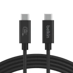 كابل بيلكين USB4 240 واط 20 جيجابت في الثانية - 6.6 قدم/2 متر - شحن سريع - بيلكين