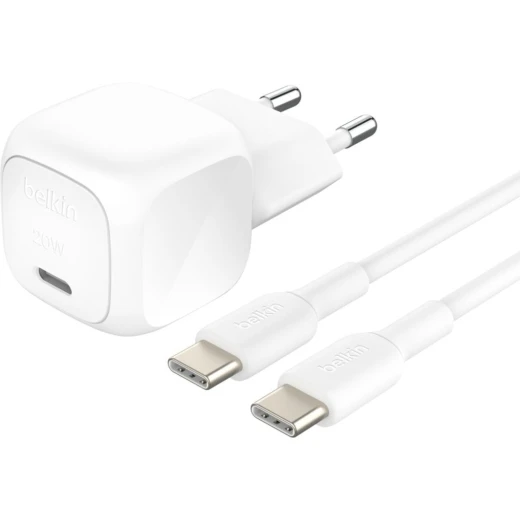 كابل بيلكين BOOST Charge USB-C 20W - شحن سريع ونقل بيانات 1 متر C-C CBL كابل بيلكين BOOST Charge USB-C 20W - شحن سريع ونقل بيانات 1 متر C-C CBL