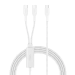 كابل Belkin BoostCharge Pro مضفر USB C إلى USB C مزدوج 140 واط أسود