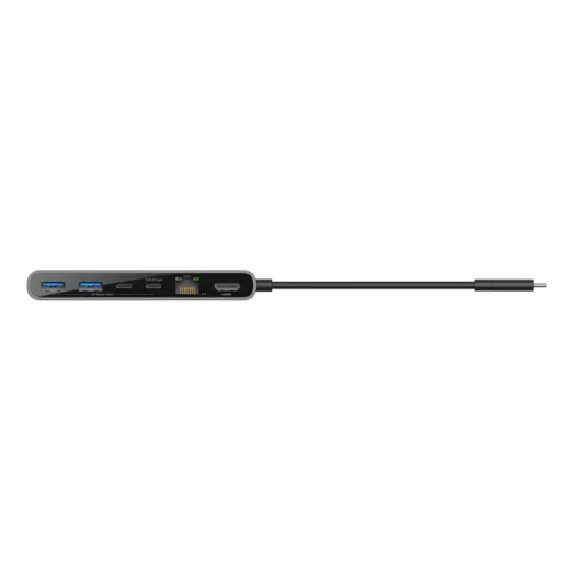 محول بيلكن كونكت 8 منافذ USB C مع إيثرنت 2.5 جيجابايت، أسود، يتضمن 2 منفذ USB A، يدعم دقة تصل إلى 8K، متوافق مع أجهزة متعددة - Image 5