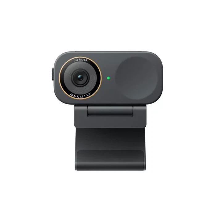 ويب كام Insta360 Link 2C Pro AI بدقة 4K مع مستشعر 1/1.3 بوصة، تتبع ذكي وتأطير تلقائي، تصوير HDR، اتصال USB-C، ميكروفونات عزل ضوضاء، مثالية للبث المباشر والاجتماعات – أسود - انستا 360