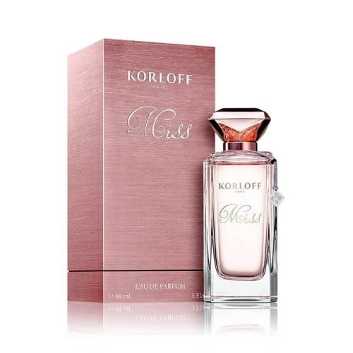 عطر كورلوف مس أو دو بارفيوم للنساء 88 مل رائحة الأزهار الخشبية المسكية عطر فاخر يدوم طويلاً زجاجة أنيقة للاستخدام اليومي والمناسبات الخاصة - كورلوف