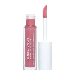 Seventeen Natural Velvet Matte Liquid Blush 09 Pale Healthy Glow Blendable Blush for Flawless Finish