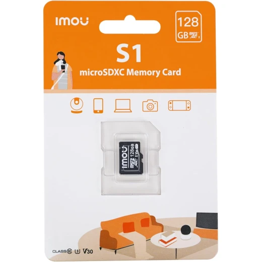 بطاقة ذاكرة إيمو Micro SDXC سعة 128 جيجابايت - تخزين عالي السرعة للهواتف الذكية والكاميرات والطائرات بدون طيار بطاقة ذاكرة إيمو Micro SDXC سعة 128 جيجابايت - تخزين عالي السرعة للهواتف الذكية والكاميرات والطائرات بدون طيار