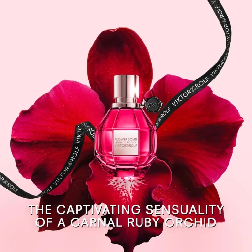 عطر فيكتور آند رولف فلاوربومب روبي أوركيد للنساء، عطر زهري عنبري 1.7 أونصة - Viktor & rolf - Image 3