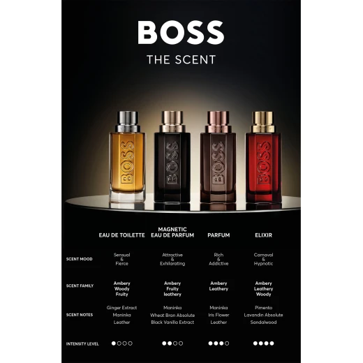هوجو بوس ذا سينت إكسير بارفان إنتنس 50 مل عطر رجالي يدوم طويلا - هوجو بوس - Image 4