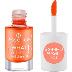 Essence What A Tint! Orange Lip & Cheek Ink Long Lasting Vegan Makeup for Fresh Look