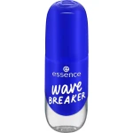 Essence Gel Nail Polish Wave Breaker 75 Vibrant Blue Shade Quick Dry Long Lasting Gel Finish High Gloss Shine Vegan Climate Neutral Formula Easy Application 8ml - Essence