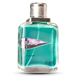 Sapil Rave Eau de Toilette for Men 100ml Dubai Perfume Fresh Spicy Aromatic Fragrance Long Lasting Scent