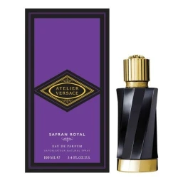 Versace Atelier Safran Royal Eau de Parfum 100ml Unisex Fragrance Saffron & Leather Scent for Men & Women