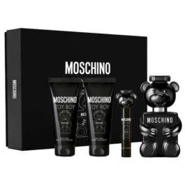 Moschino Toy Boy Eau De Parfum Gift Set For Men 100ml, 10ml, Shower Gel, After Shave Balm - Moschino
