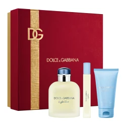 Dolce & Gabbana Light Blue Men's Set EDT 125ml + 10ml + Shower Gel