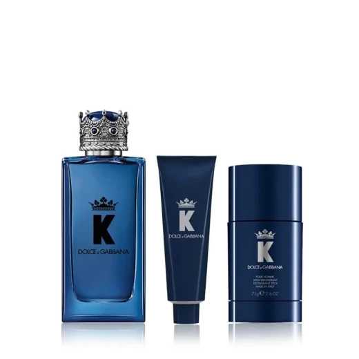 مجموعة هدايا دولتشي آند غابانا كي للرجال أو دي بارفيوم، 3 قطع، عطر يدوم طويلاً - دولتشي اند غابانا - Image 2