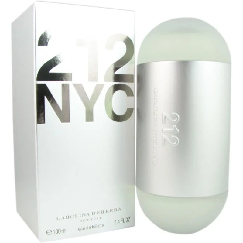 عطر كارولينا هيريرا 212 النسائي أو دو تواليت 100 مل – عطر أنثوي أنيق ومنعش بتركيبة جذابة وثبات مميز، مثالي للاستخدام اليومي والمناسبات، ويمنحك لمسة من الأناقة والجاذبية - كارولينا هيريرا