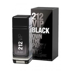 Carolina Herrera 212 VIP Black Men's Eau de Parfum 50ml Nightlife Fragrance with Sensual Musk & Vanilla