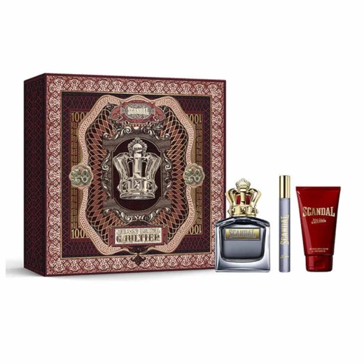 مجموعة عطر جان بول غوتييه سكاندال بور أوم للرجال 100 مل عطر الحمضيات والكراميل