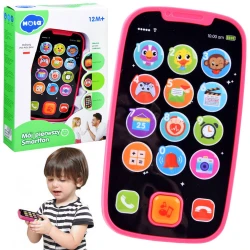Hola First Phone for Kids Smartphone ZA2831 Interactive Educational Toy with 2G/3G Connectivity, Preloaded Games, Parental Controls, Durable Design, and 4 Inch Display