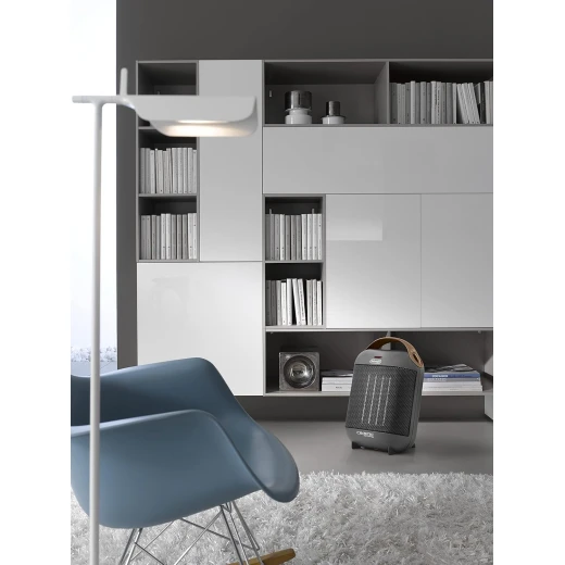 سخان مروحة سيراميك De'Longhi HFX30C18IW - أبيض، ترموستات قابل للتعديل، ميزات السلامة - ديلونجي - Image 4