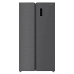 Skyworth 541L Side-by-Side Refrigerator, No Frost, A++ Gray Inox - Skyworth