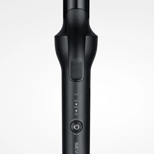 Severin LS0822 Curling Iron Professional Grade Ceramic Coating for All Hair Types 25mm Barrel Diameter Black Finish Creates Long Lasting Curls and Waves - Severin - Image 4
