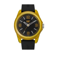 Landscape Cat Landscape Watch Black Silicone Strap 45mm Water Resistant 100M Acrylic Crystal Citizen 2025 Movement Stylish Design LN.170.21.137T Explore The Horizon