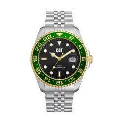 Cat R Type 1.2 Watch Green Gold Stainless Steel 43mm Case 100M Water Resistant Mineral Crystal Miyota 2315 Movement Men's Timepiece AO.141.11.123 Durable Design