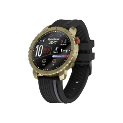 Reebok Champ Smartwatch 45mm AMOLED Display Black Steel Strap Fitness Tracker