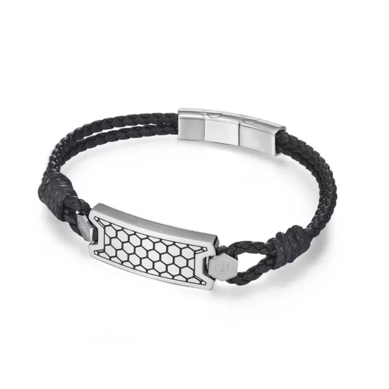 Cat J020B30112 Bracelet Stainless Steel Silver 20cm Adjustable Durable Accessory for Women, Featuring a Secure Clasp, Perfect for Everyday Wear and Special Occasions - CAT
