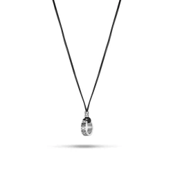 Cat J020N30112 Necklace Stainless Steel Silver Chain Pendant for Women, Elegant Design, Durable Material, Perfect Gift, Standard Size, REF J020N30112