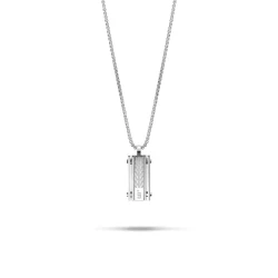 Cat J041N00122 Necklace Stainless Steel Silver Pendant for Women