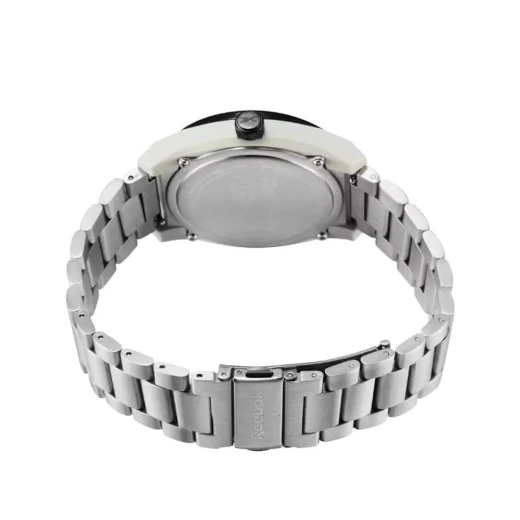 Reebok Legazi Men's Watch Navy Dial Silver Stainless Steel Strap 43mm - Reebok - Image 2