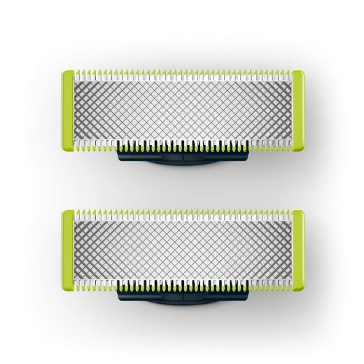 شفرة بديلة لـ Philips OneBlade QP220/50، تشذيب، تحديد، حلاقة، ستانلس ستيل، عبوة 2 شفرة بديلة لـ Philips OneBlade QP220/50، تشذيب، تحديد، حلاقة، ستانلس ستيل، عبوة 2