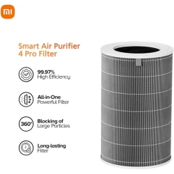 Xiaomi Mi Air Purifier 4 Pro Filter Grey BHR5062GL, Removes Odors and PM2.5