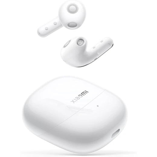 سماعات أذن شاومي Buds 5: 40dB ANC، بطارية 39 ساعة، مشغلات مزدوجة، أبيض سماعات أذن شاومي Buds 5: 40dB ANC، بطارية 39 ساعة، مشغلات مزدوجة، أبيض
