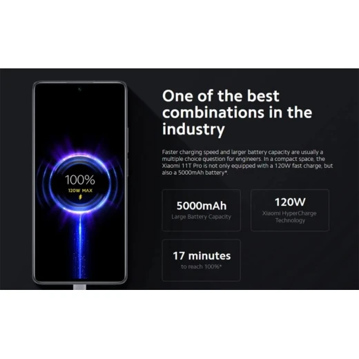 120W Hypercharge Combo Type A Fast Charger with USB C Cable for Xiaomi Phones - Xiaomi - Image 2
