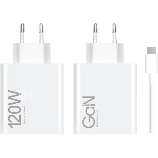 120W Hypercharge Combo Type A Fast Charger with USB C Cable for Xiaomi Phones - Xiaomi - Image 6