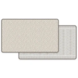 Skip Hop Boho Reversible Playmat, Non-Toxic Foam, Ikat Print, 85.5 x 51.8 Inches