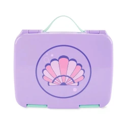 Skip Hop Zoo Shell Bento Lunch Box, Durable, Dishwasher Safe, 3+ Years