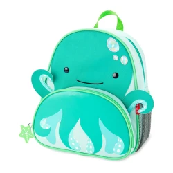 Skip Hop Zoo Octopus Little Kid Backpack, Durable, Adjustable Straps