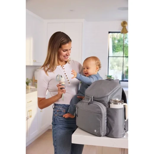 Skip Hop Forma Next Backpack Diaper Bag Grey with Insulated and Mesh Packing Cubes for Travel and Everyday Use - Skip Hop - Image 2