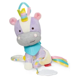 Skip Hop Bandana Buddies Unicorn Activity Toy Soft Plush Teether