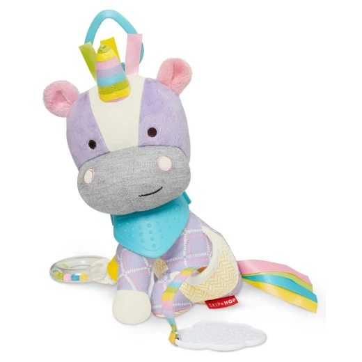 Skip Hop Bandana Buddies Unicorn Activity Toy Soft Plush Teether Skip Hop Bandana Buddies Unicorn Activity Toy Soft Plush Teether